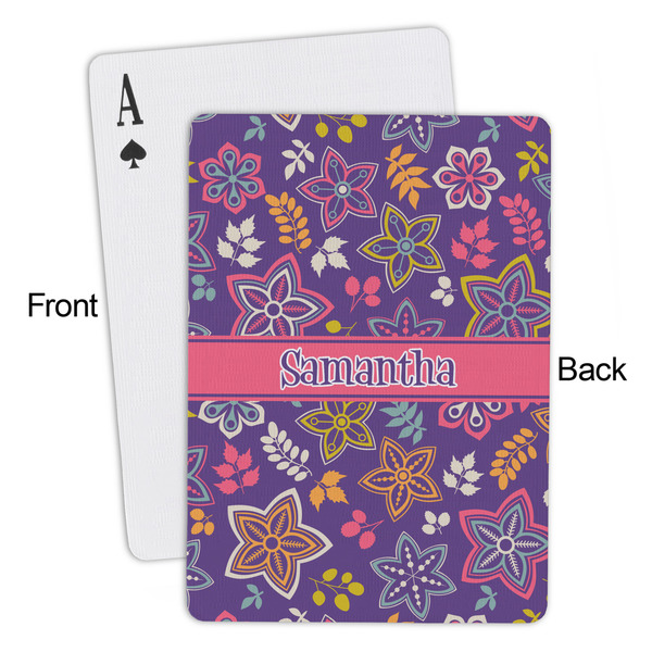 Simple Floral Playing Cards - Approval