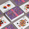 Simple Floral Playing Cards - Front & Back View