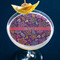 Simple Floral Printed Drink Topper - XLarge - In Context