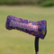 Simple Floral Putter Cover - On Putter