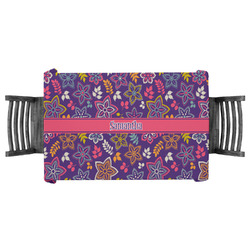 Simple Floral Tablecloth - 58"x58" (Personalized)