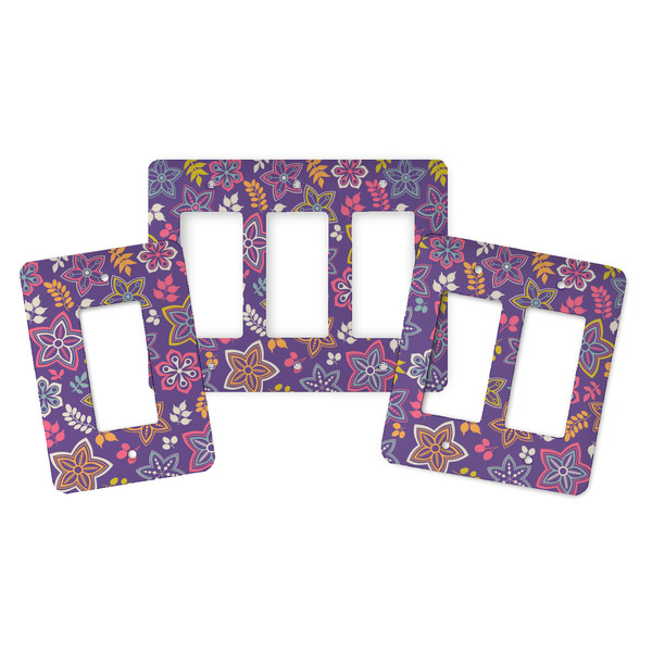 Simple Floral Rocker Light Switch Covers - Parent - ALL VARIATIONS