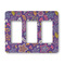 Simple Floral Rocker Light Switch Covers - Triple - MAIN