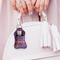 Simple Floral Sanitizer Holder Keychain - Small (LIFESTYLE)