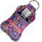 Simple Floral Sanitizer Holder Keychain - Small in Case