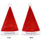 Simple Floral Santa Hats - Front and Back (Double Sided Print) APPROVAL