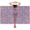 Simple Floral Sarong (with Model)
