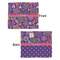 Simple Floral Security Blanket - Front & Back View