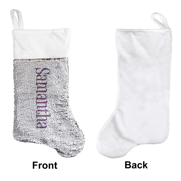 Simple Floral Sequin Stocking - Approval