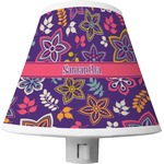Simple Floral Shade Night Light (Personalized)