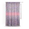 Simple Floral Sheer Curtain With Window and Rod