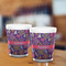 Simple Floral Shot Glass - White - LIFESTYLE