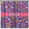Simple Floral Shower Curtain (Personalized)