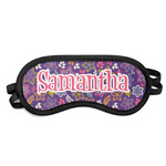 Simple Floral Sleeping Eye Mask - Small (Personalized)