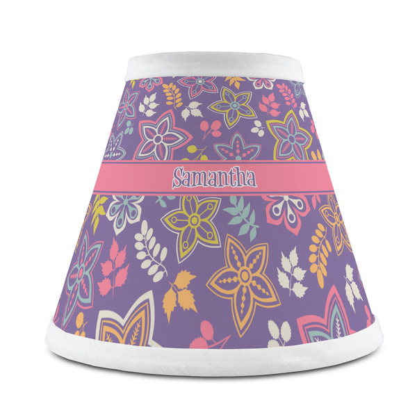 Custom Simple Floral Chandelier Lamp Shade (Personalized)
