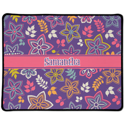 Simple Floral Large Gaming Mouse Pad - 12.5" x 10" (Personalized)