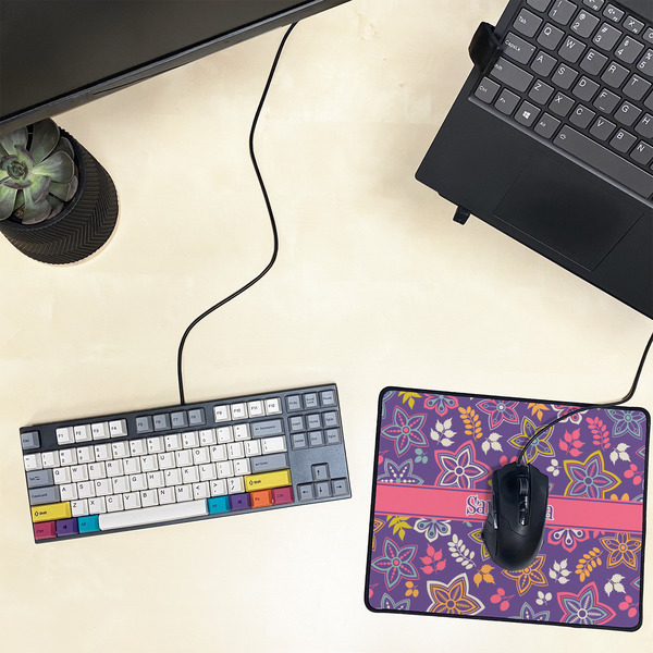 Simple Floral Small Gaming Mats - LIFESTYLE
