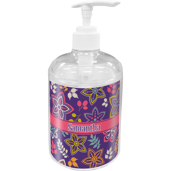 Simple Floral Bathroom Accessories Set (Personalized)