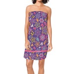 Simple Floral Spa / Bath Wrap (Personalized)