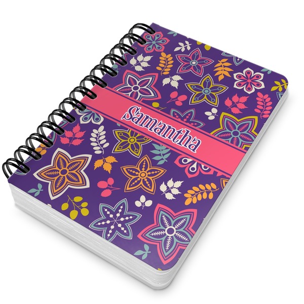 Simple Floral Spiral Journal 5 x 7 - Main