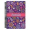 Simple Floral Spiral Journal Large - Front View