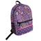 Simple Floral Student Backpack Front