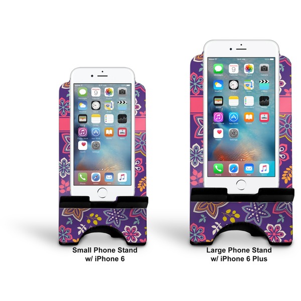 Simple Floral Stylized Phone Stand - Comparison