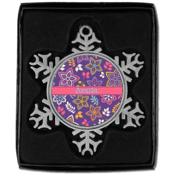 Simple Floral Vintage Snowflake - In box