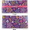 Simple Floral Vinyl Check Book Cover - Front and Back