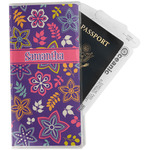 Simple Floral Travel Document Holder