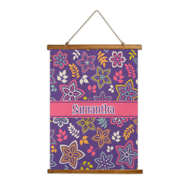Custom Simple Floral Wall Hanging Tapestry (Personalized)