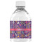 Simple Floral Water Bottle Label - Single Front