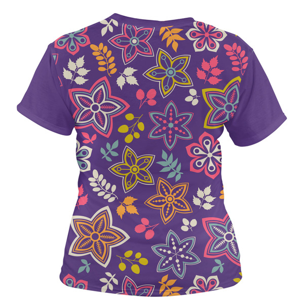 Simple Floral Women's T-shirt Back