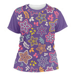 Simple Floral Women's Crew T-Shirt - X Large