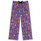 Simple Floral Womens Pjs - Flat Front