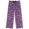Simple Floral Womens Pajama Pants - XS