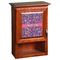 Simple Floral Wooden Cabinet Decal (Medium)