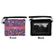 Simple Floral Wristlet ID Cases - Front & Back