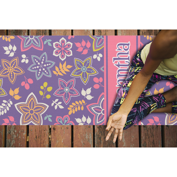 Simple Floral Yoga Mats - LIFESTYLE