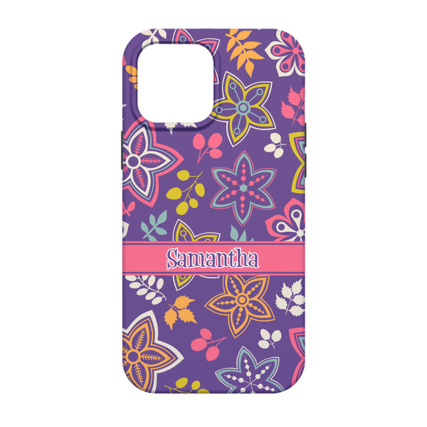 Simple Floral iPhone 13 Pro Tough Case - Back