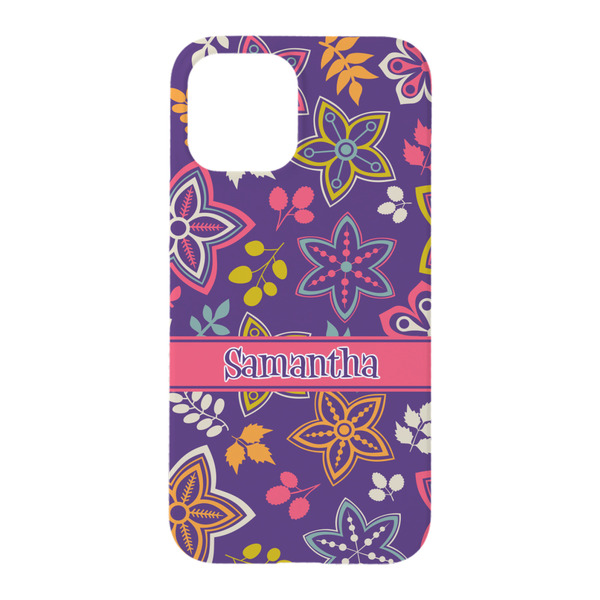 Simple Floral iPhone 15 Case - Back