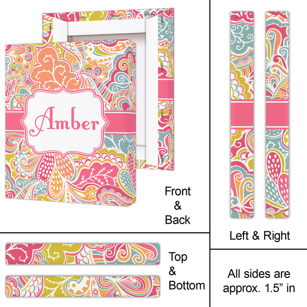 Abstract Foliage 11x14 - Canvas Print - Approval