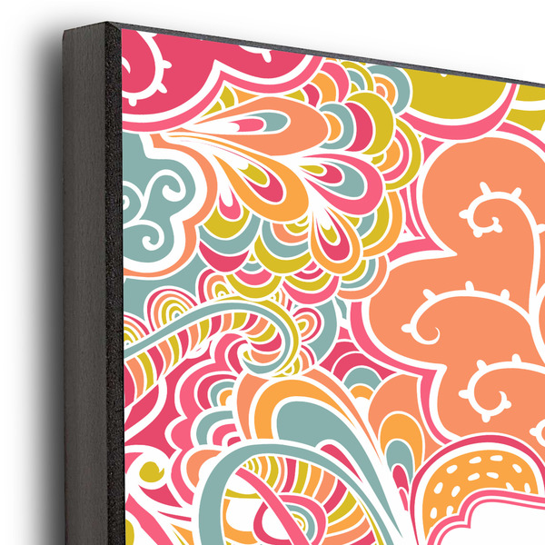 Abstract Foliage 11x14 Wood Print - Closeup