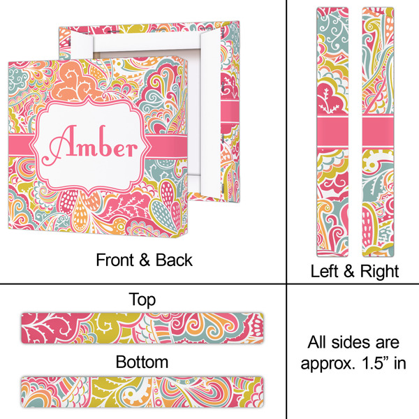 Abstract Foliage 12x12 - Canvas Print - Approval