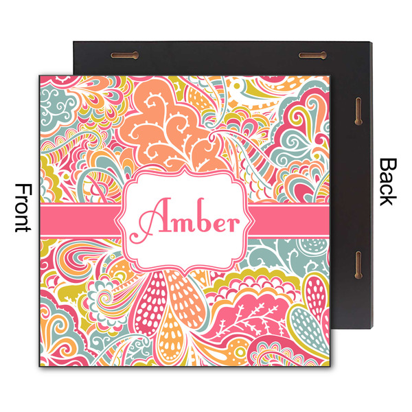 Abstract Foliage 12x12 Wood Print - Front & Back View