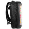 Abstract Foliage 13" Hard Shell Backpacks - Side View