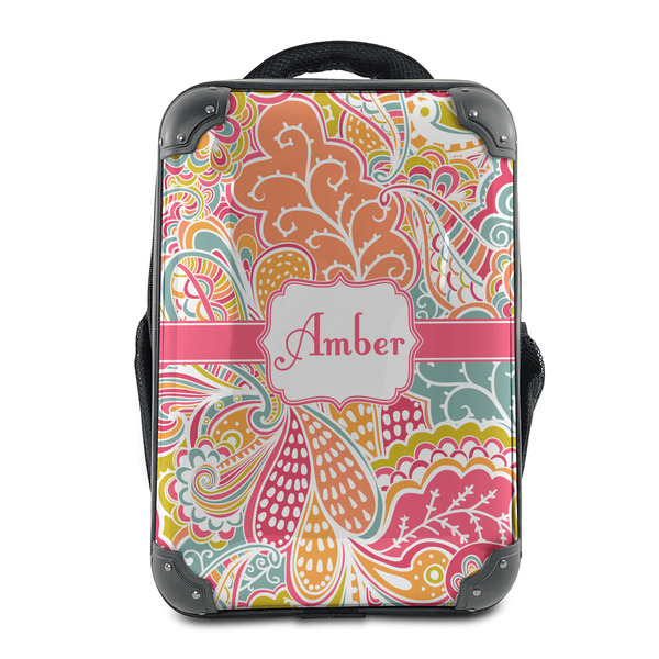 Custom Abstract Foliage 15" Hard Shell Backpack (Personalized)