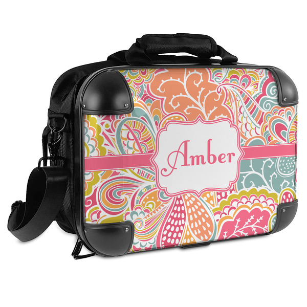 Custom Abstract Foliage Hard Shell Briefcase (Personalized)