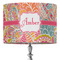Abstract Foliage 16" Drum Lamp Shade - Fabric (Personalized)