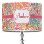 Abstract Foliage Drum Lamp Shade (Personalized)